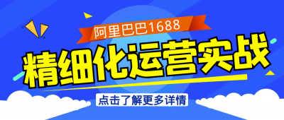 阿里巴巴1688精细化运营实战